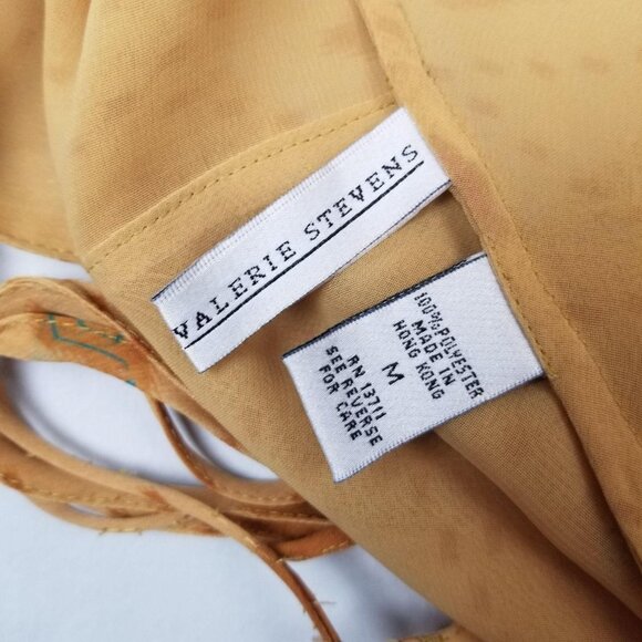 Vintage Valerie Stevens Maxi Dress - size M - Picture 3 of 4